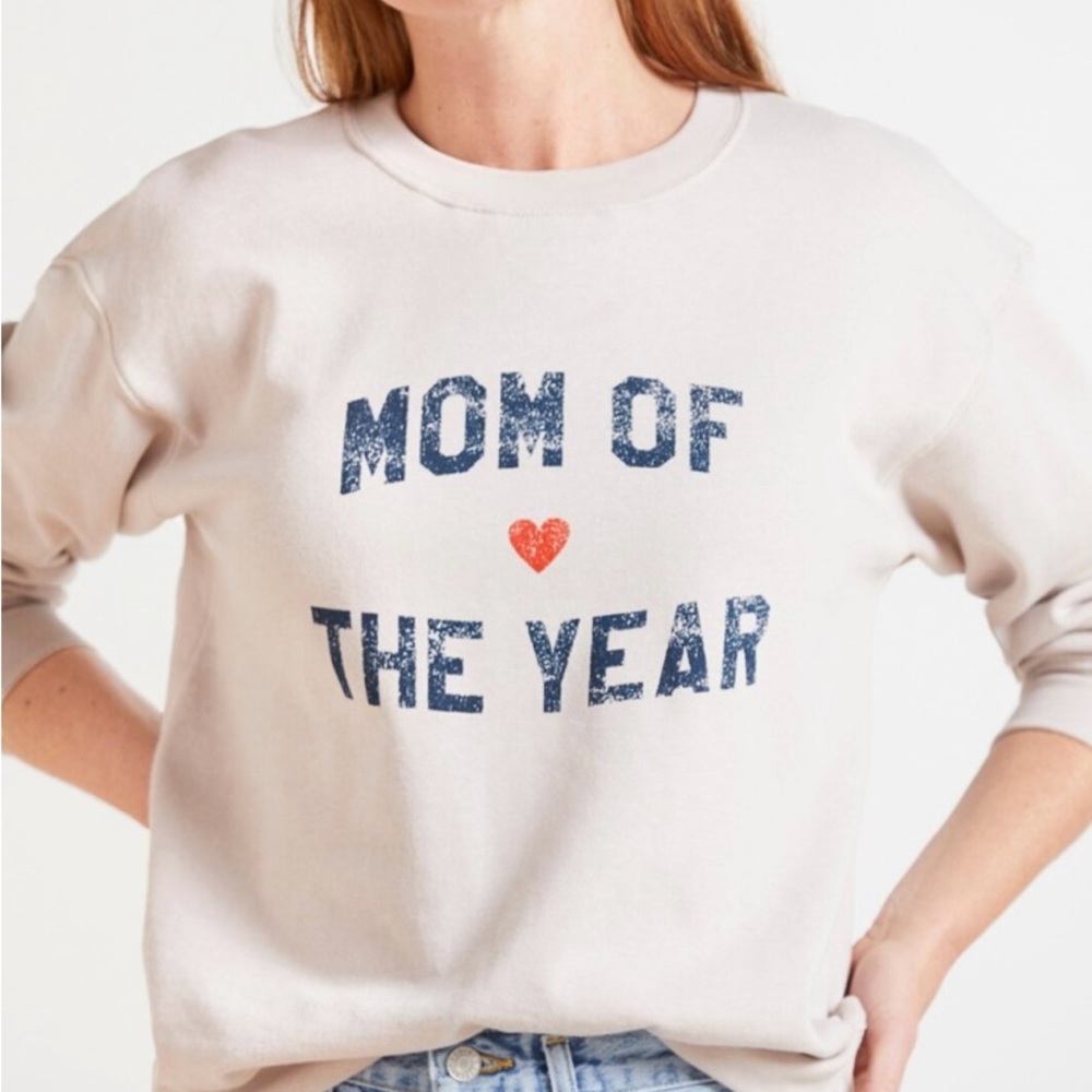 Erin & Sara X Sub_Urban Riot “Mom of the Year” Graphic Sweatshirt/Pullover XL